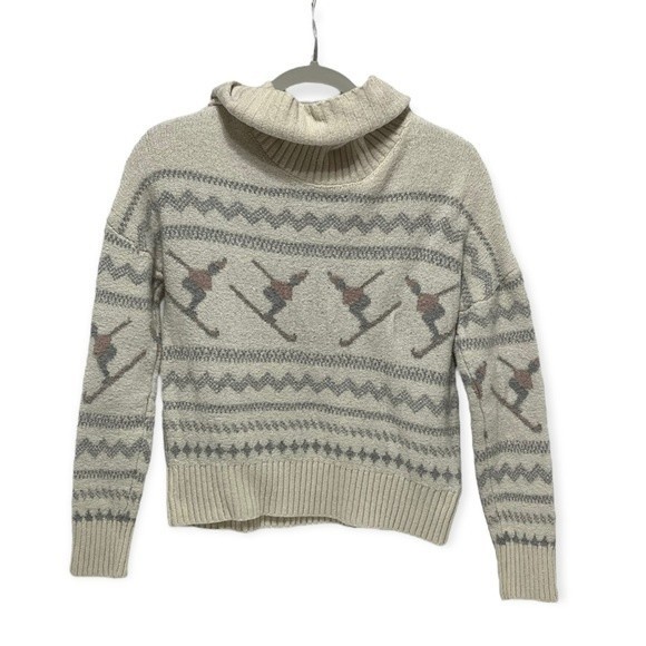 Sincerly Jules Sweaters - Sincerely Jules Ski Resort Sweater Cowl Neck Ribbed Cozy Knit Size XS